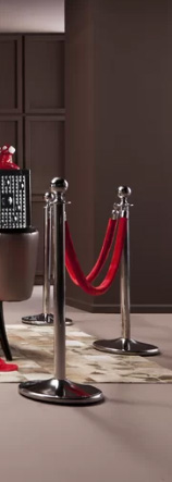 Kare Design - VIP Ständer - Vegas Black - Metall: Silber-Ausführung
