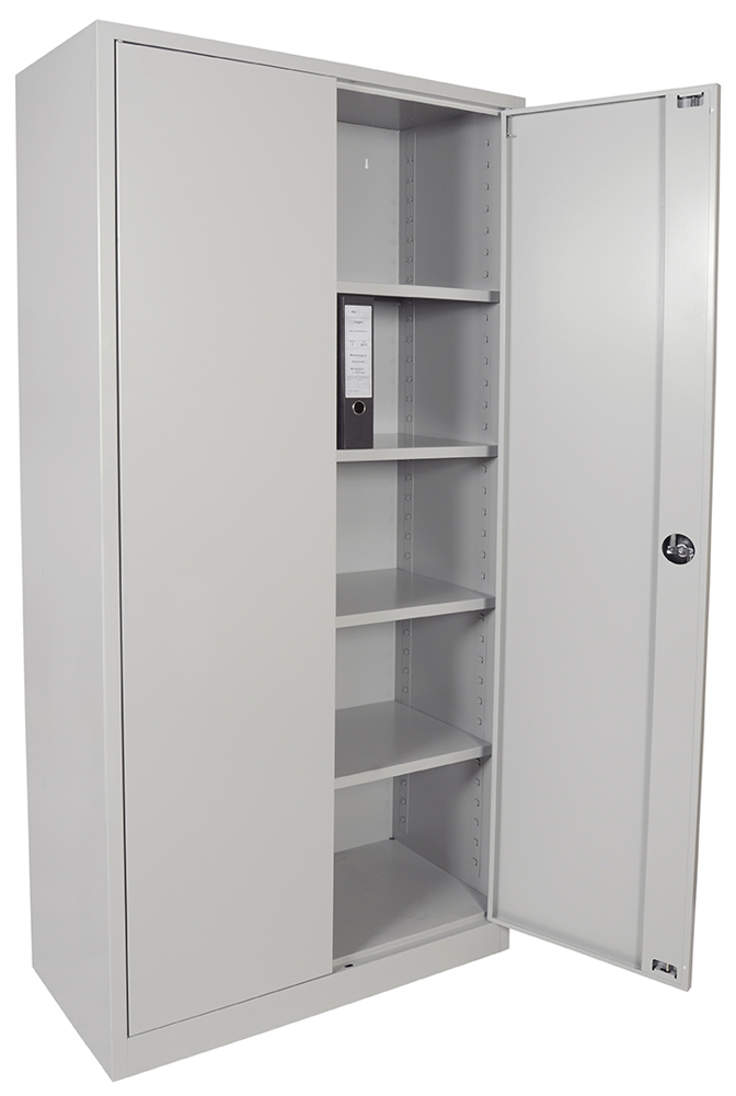Metallschrank / Aktenschrank 5 OH - lichtgrau