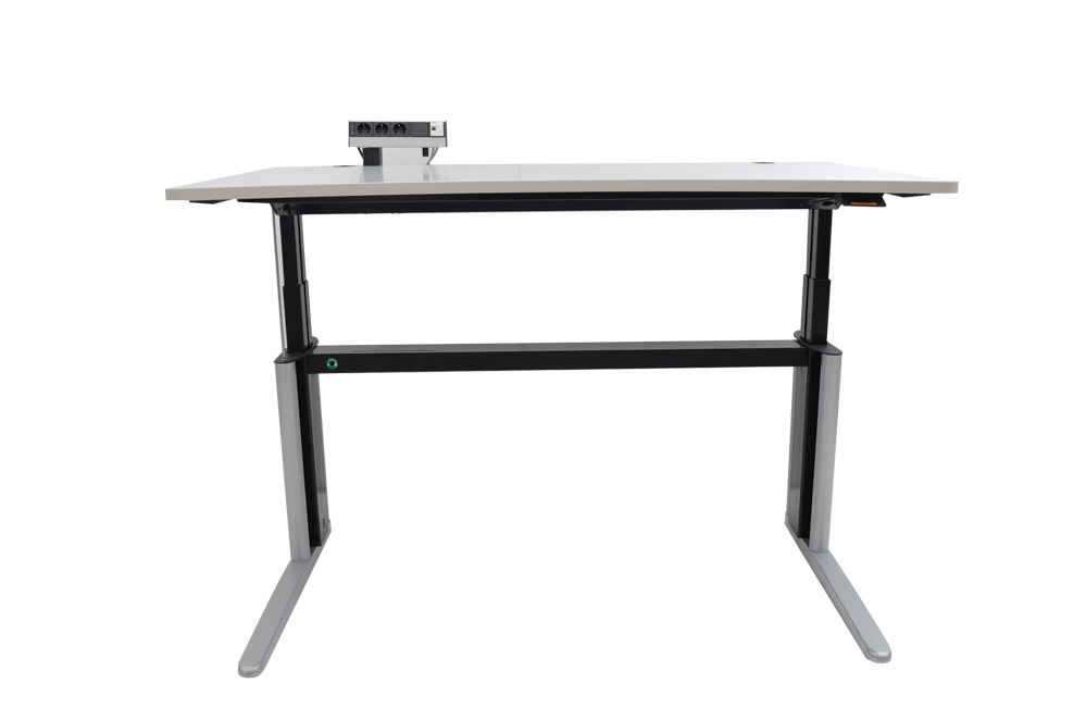 King Metra - Schreibtisch 160 cm - pneumatisch höhenverstellbar