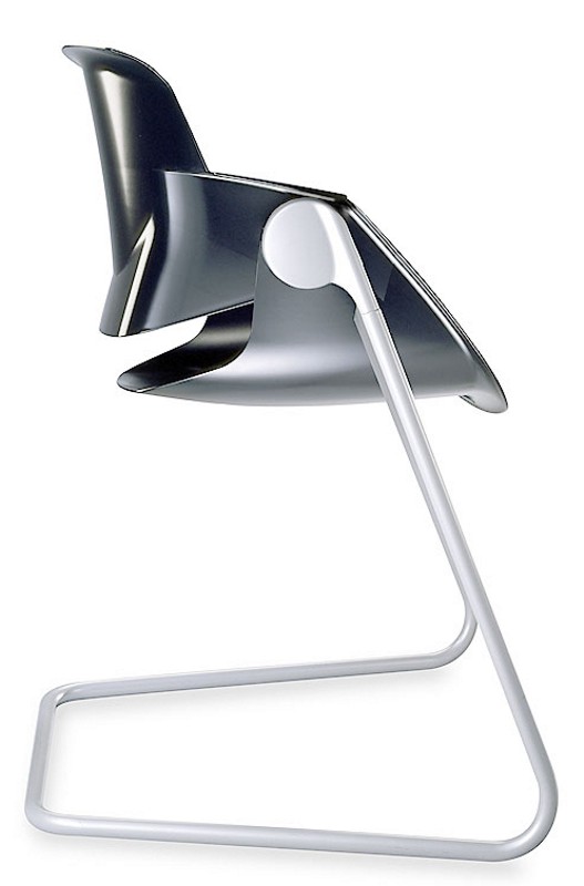Besucherstuhl Sitag G02 - schwarz