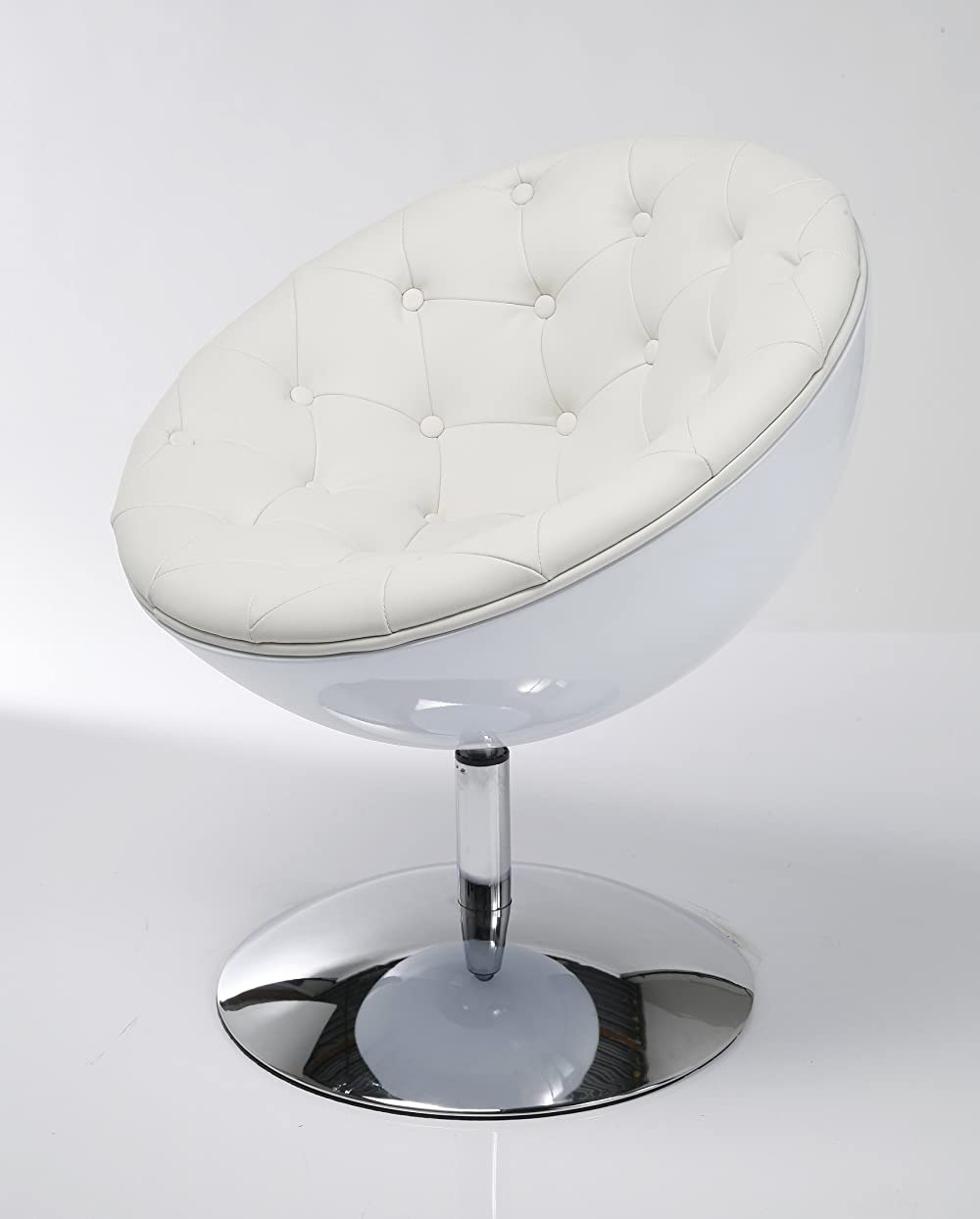 Kare 75388 Drehsessel Halfmoon - weiß
