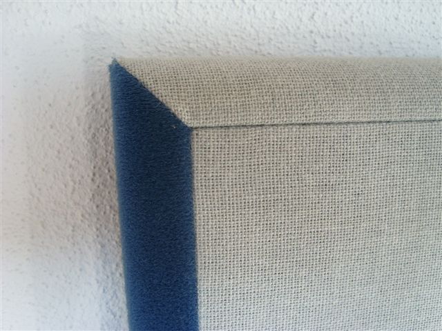 Trennwände 150 x 40 cm - grau/blau - Preform