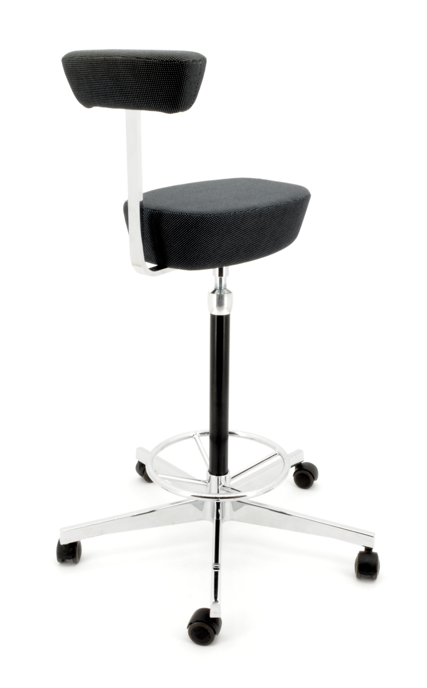Nelson Perch Drehhocker - anthrazit/grau - Vitra