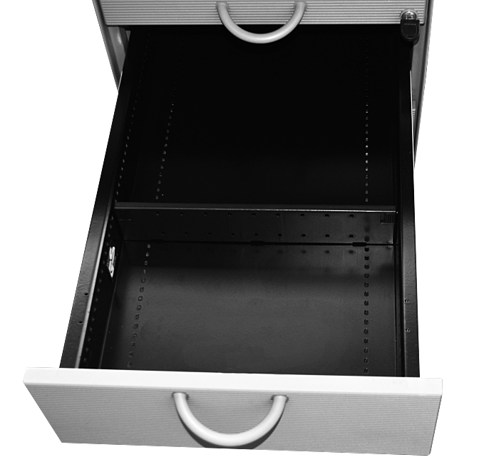 Freiform-Schreibtisch Ad Hoc - 240 cm - mit Rollcontainer - Vitra