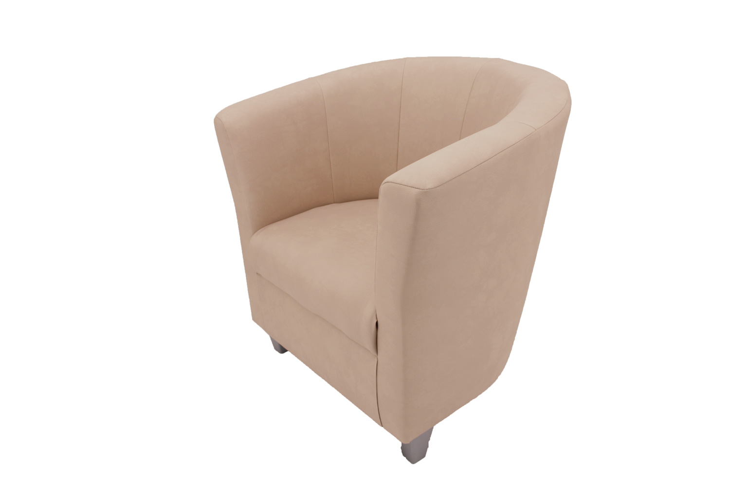 Konferenz-/Loungesessel - John Bronco - Kunstleder - beige - neu