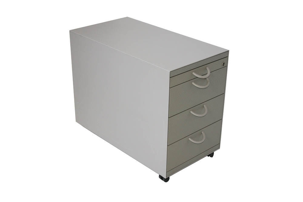 Vitra - Rollcontainer - 3 Schubladen - 1 Utensilienauszug - ohne Schloss